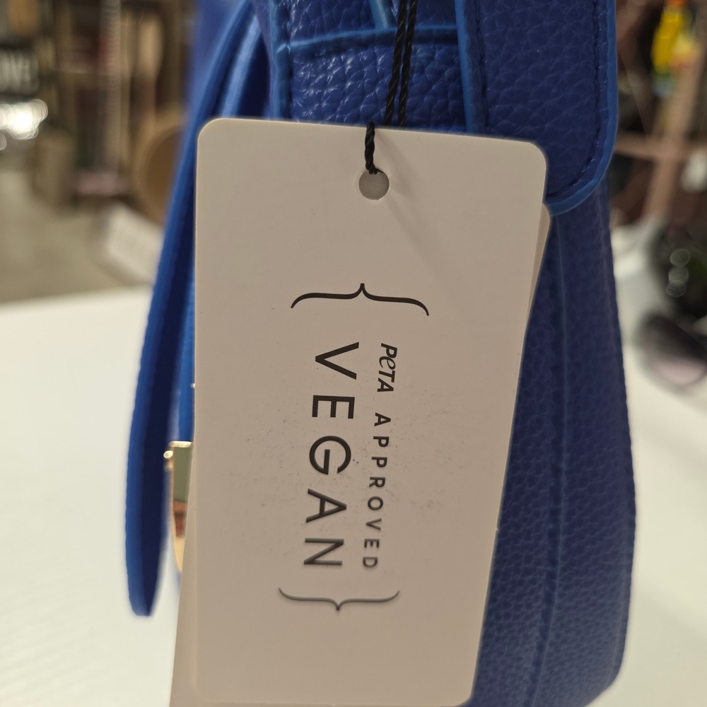 Blue Quilted Hobo Shoulder Bag and Wallet Set - Picture 7 of 8